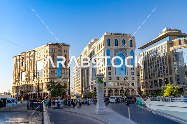 فنادق ومباني حديثة في المدينة المنورة السعودية