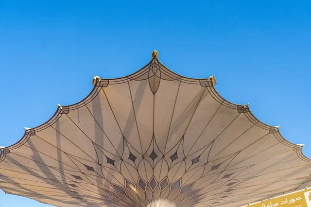 Prophet's Mosque Medina Umbrella Architectural Design
