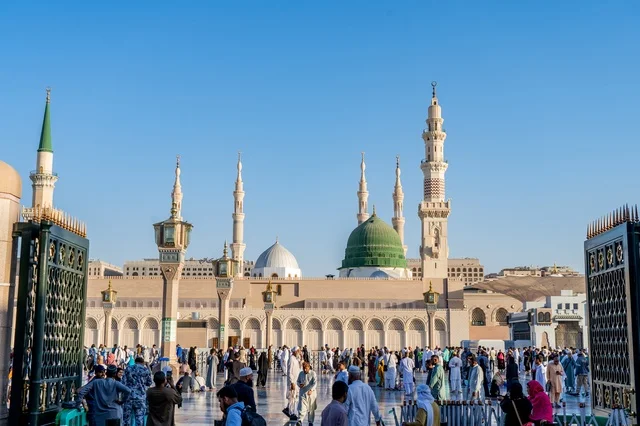Prophet's Mosque Al-Masjid an-Nabawi Medina Saudi Arabia