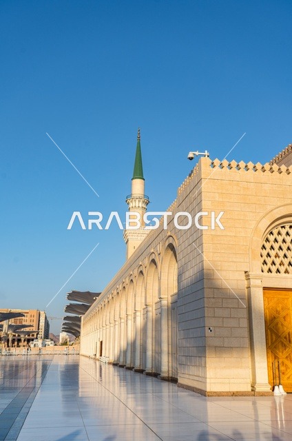 المسجد النبوي الشريف في المدينة المنورة السعودية