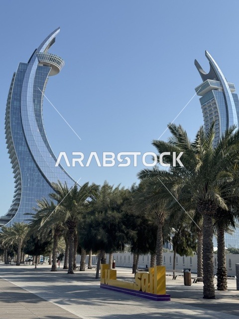 أبراج كاتارا لوسيل قطر الواجهة البحرية