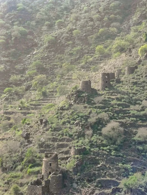 Fayfa Mountains Jazan Ancient Stone Watchtowers