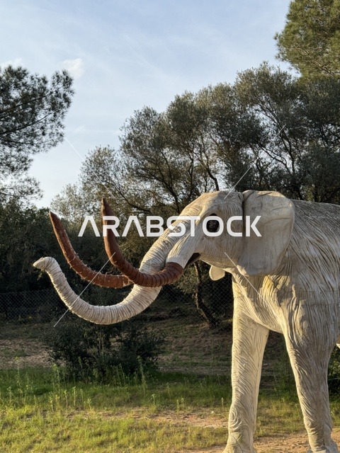 تمثال الفيل الضخم في منتزه بالدوحة قطر