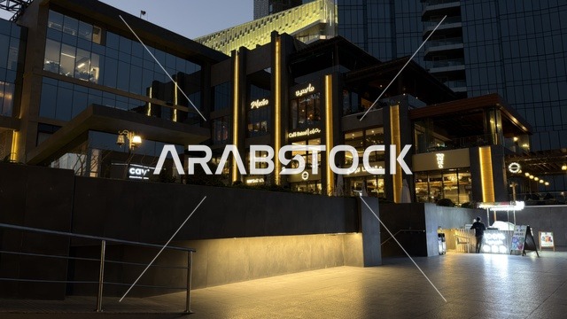 Motal Complex Al Khobar Illuminated at Night