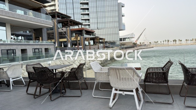 مجمع مطل الخبر واجهة بحرية وجلسات خارجية حديثة