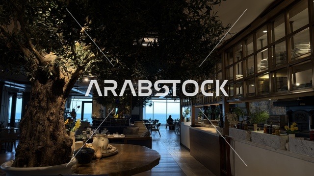 Motal Complex Al Khobar Restaurant Interior Sea View