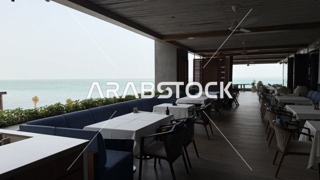 M مطل Restaurant Terrace Al Khobar Sea View