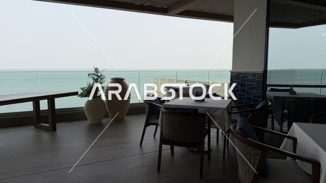 Restaurant Terrace at Matal Complex Al Khobar Sea View