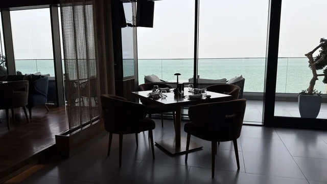 Modern Restaurant Interior at Matal Complex Al Khobar Sea View