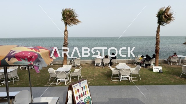 مجمع مطل الخبر جلسات خارجية واجهة بحرية