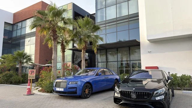 Green spaces in Patio Complex, Khobar