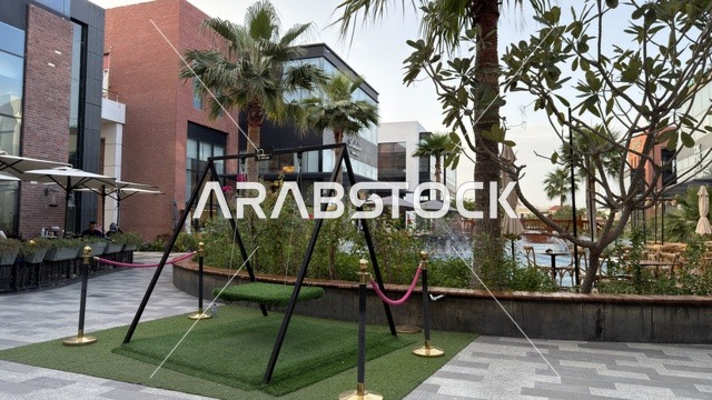 Green spaces in Patio Complex, Khobar