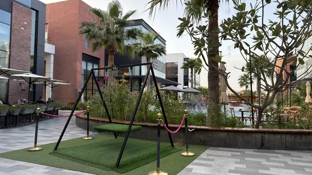 Green spaces in Patio Complex, Khobar