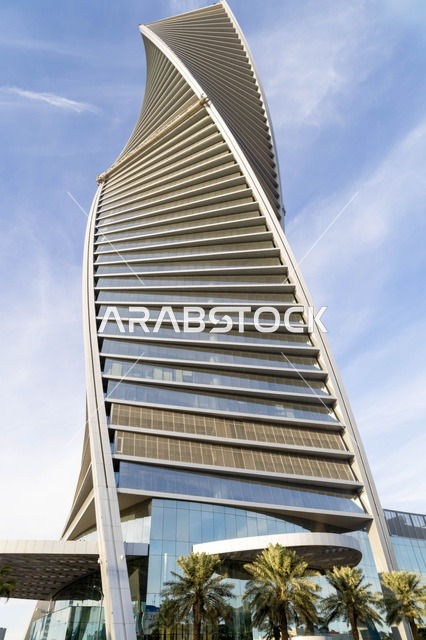 برج مجدول الرياض ناطحة سحاب حديثة بتصميم ملتوي