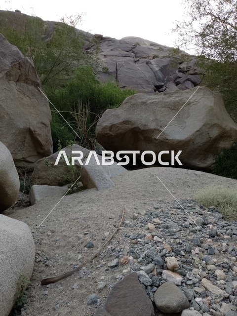 Rocky Mountains in Al Baha Saudi Arabia Landscape
