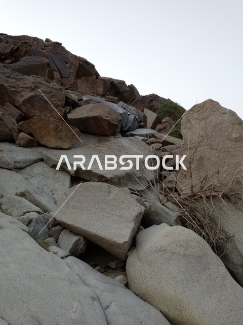 Natural Rock Formations in Al Baha Mountains Saudi Arabia