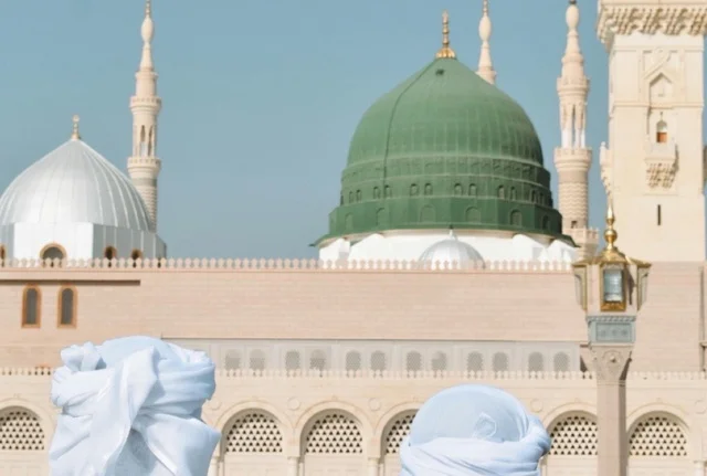 Green Dome Prophet's Mosque Madinah Architecture