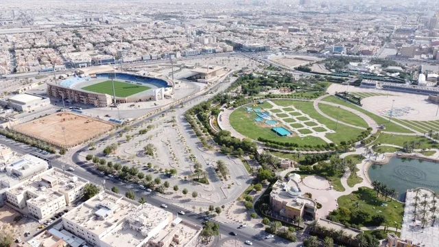 ملعب الأمير فيصل بن فهد بالرياض لقطة جوية
