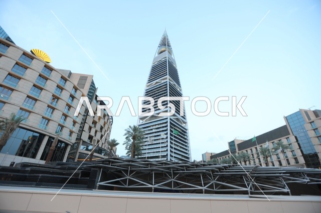 Al Faisaliah Tower Riyadh Modern Architecture Cityscape