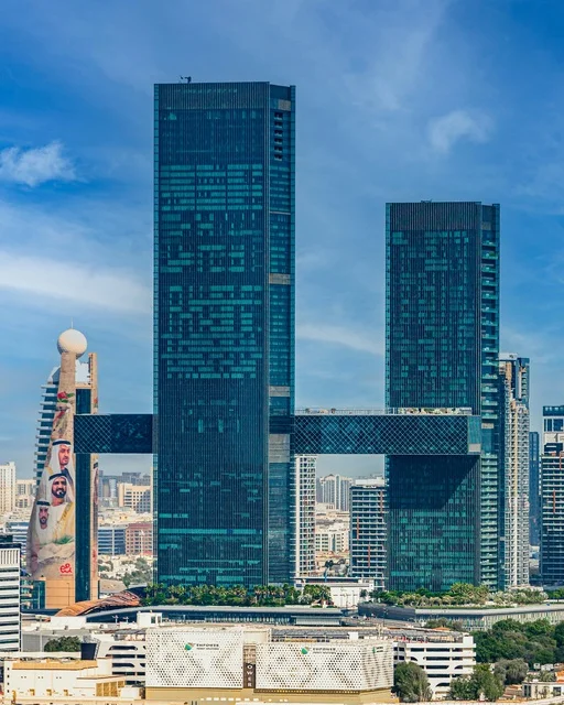 One Za'abeel Towers Dubai Skyline Architecture