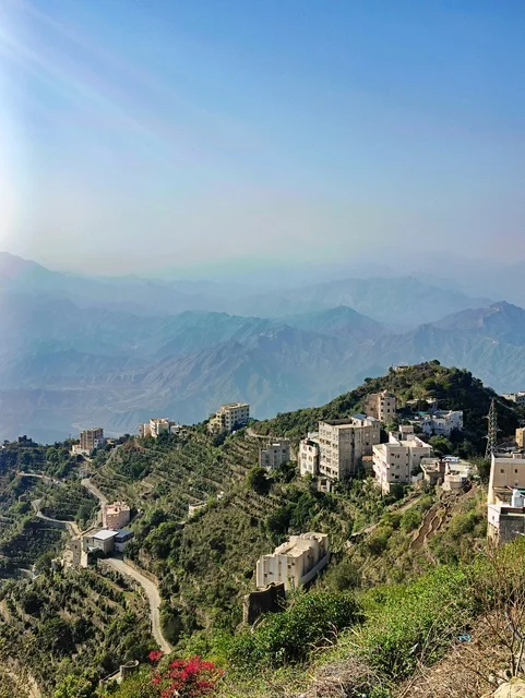Faifa Mountains Jazan Saudi Arabia Rural Landscape