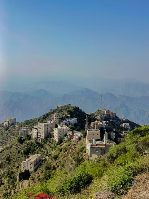Faifa Mountains Jazan Saudi Arabia Green Landscape