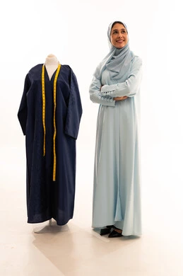 Arab Female Fashion Designer with Abaya Mannequin