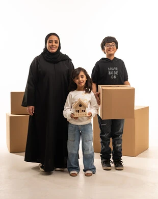 Saudi Family Moving Into New House Studio