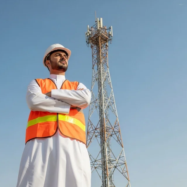 Saudi Telecom Engineer at Network Tower Infrastructure