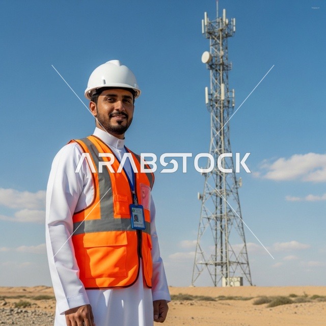 Saudi Maintenance Supervisor at Desert Telecom Tower