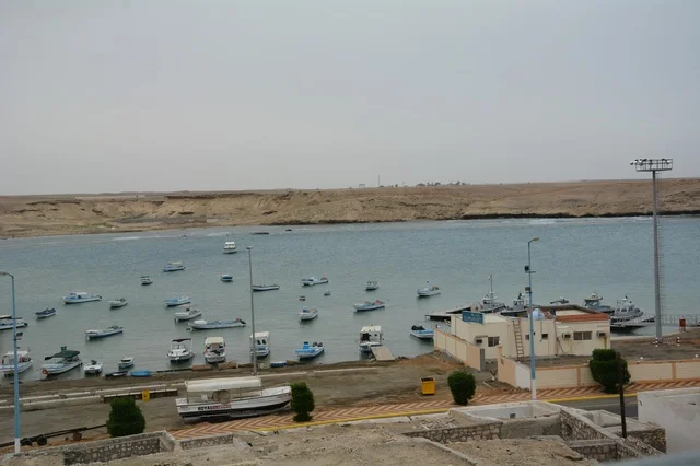 Fishing Boats in Al-Wajh Harbor Saudi Arabia