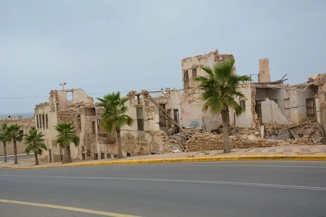 Traditional Ruined Stone Buildings in Al Wajh Saudi Arabia