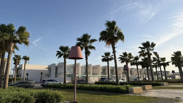 Ahmad Al Mousa Park Residential Area with Palm Trees