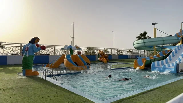 Dolphin Village Dammam Water Park and Pool Area