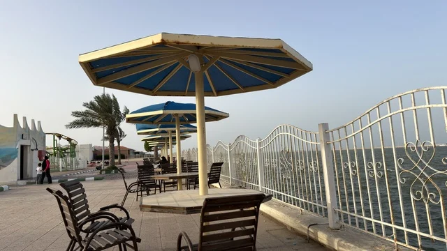 Dolphin Village Dammam Waterfront Seating Area Dolphin Village Dammam Waterfront Seating Area