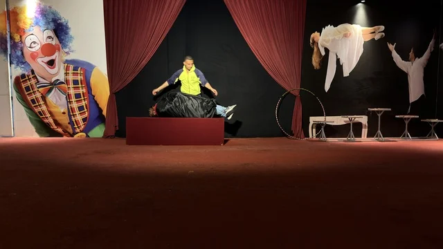 Circus Performance at Dolphin Village Dammam Stage
