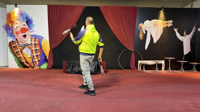 Circus Juggler Performance at Dolphin Village Dammam