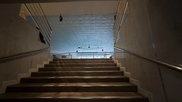 Indoor Staircase at Dolphin Village Dammam Saudi Arabia