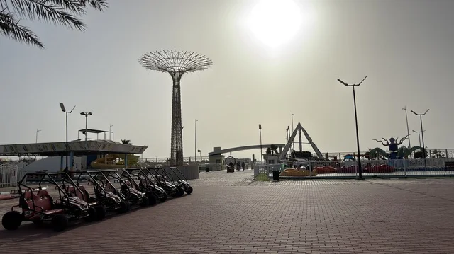 Dolphin Village Dammam Amusement Park with Recreational Karts