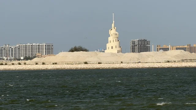 Dolphin Village Dammam Spiral Landmark at Waterfront