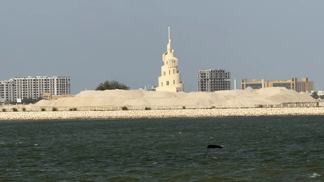 Dolphin Village Dammam Spiral Monument on the Coast