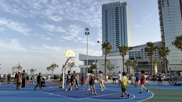 Basketball Court at Al Khobar Terrace Saudi Arabia