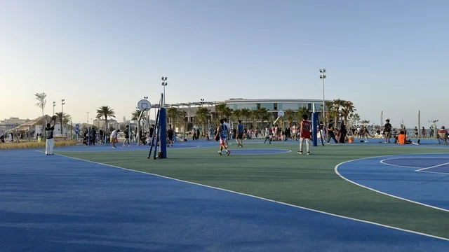 Basketball Courts at Khobar Terrace Outdoor Public Space