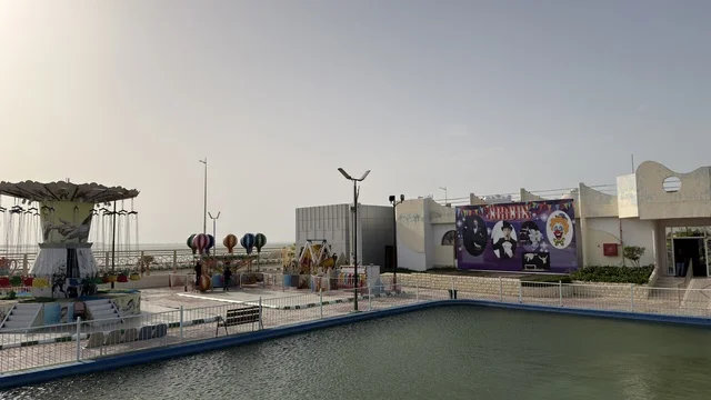Dolphin Village landmark in Dammam on the waterfront. Dolphin Village landmark in Dammam on the waterfront.
