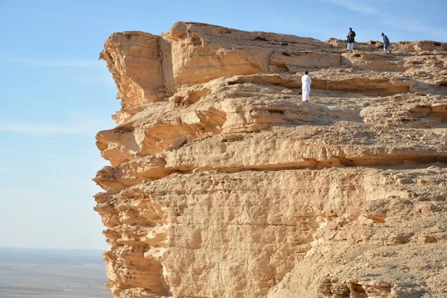 Edge of the World Riyadh Saudi Arabia Desert Cliff