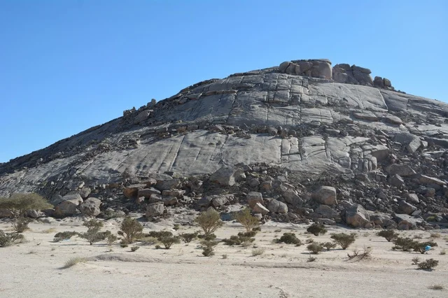 Rocky Granite Mountain in Ad Duwadimi Saudi Arabia
