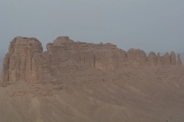 Camel Path Mountain Pass Desert Rock Formations