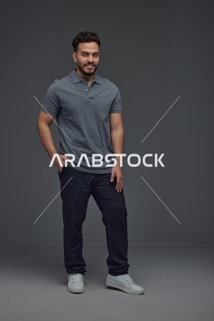 Saudi Man Interacting with the Camera