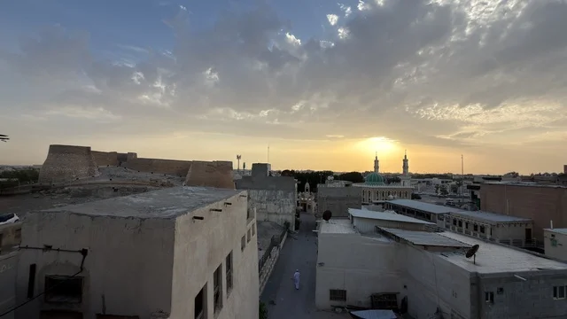 Tarout Castle Qatif Saudi Arabia at Sunset
