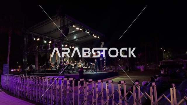 Orchestra Performance at Ithra Dhahran at Night